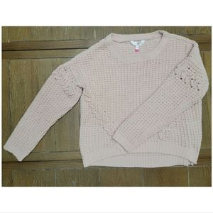 Women's Pale Pink Sweater - Large